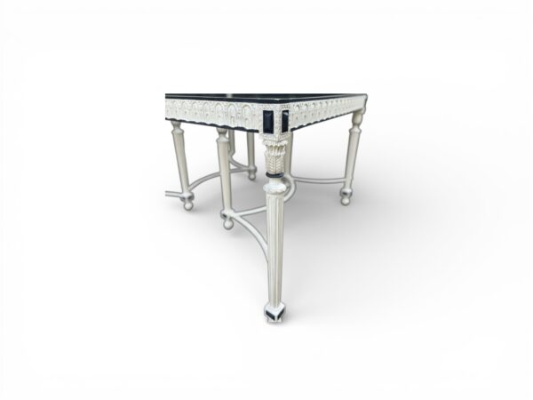 High-end rectangular dining table statement piece
