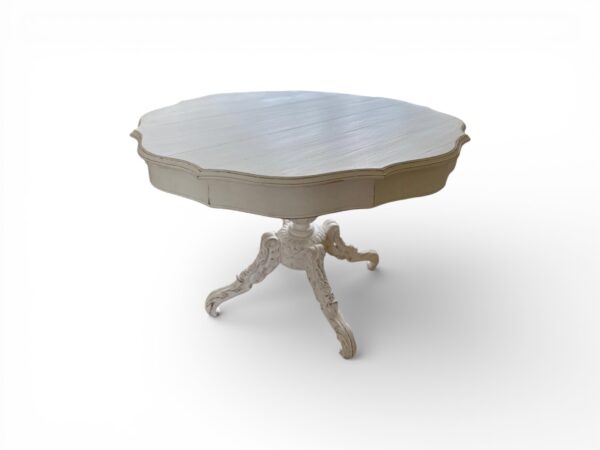 Designer round dining table with elegant finish