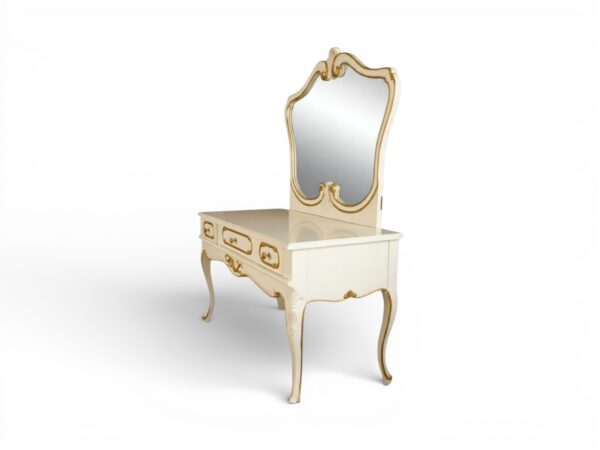 Louis style dressing table with floral detailing