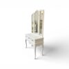 Luxury vanity table with carved detailing