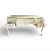 Classic carved wooden executive desk