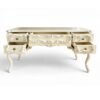 Classic carved wooden executive desk