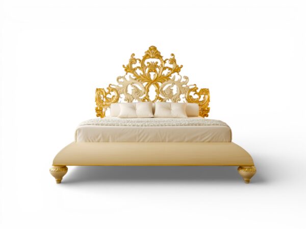 Crown Throne Bed luxury imperial palace bed