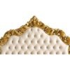 Grand Crown Bed luxury gold tufted bed