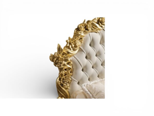 High end luxury crown bed frame