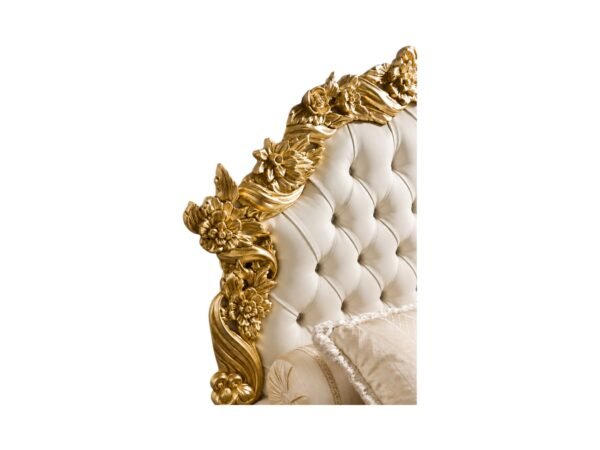 High end luxury crown bed frame