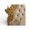 Royal carved crown headboard bed