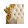 Royal carved crown headboard bed
