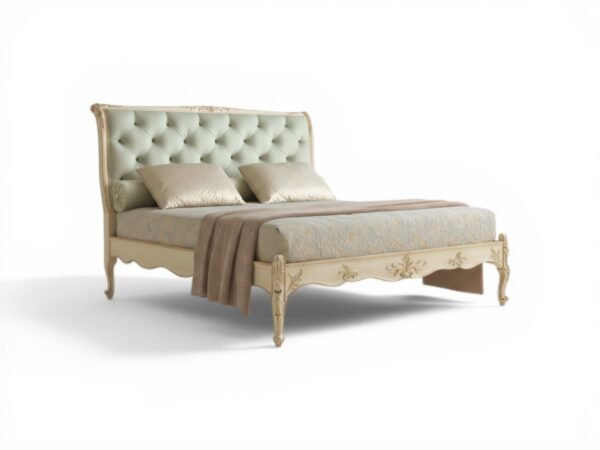 French style carved bed for refined interiors