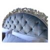 Handcrafted scrollwork bed frame