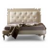 Milano Pearl Grandeur Bed with tall tufted headboard