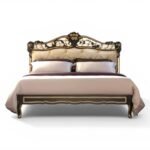 Victorian Gold Leaf Bed with ornate gilded carvings