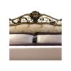 Classical master bedroom bed with carved frame