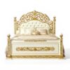 Grand Imperator Ornate Bed with gold carvings