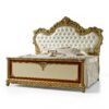 Ornate gold carved master bed