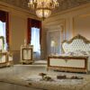 Luxury gold baroque palace bed