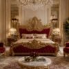 Emperor Dominion Bed with grand carved crown headboard