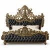 Emperor Dominion Bed with grand carved crown headboard