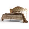 Hamptons Serenity Bed with arched tufted headboard