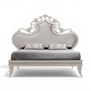 Taj Palace Bed with sculpted crown headboard