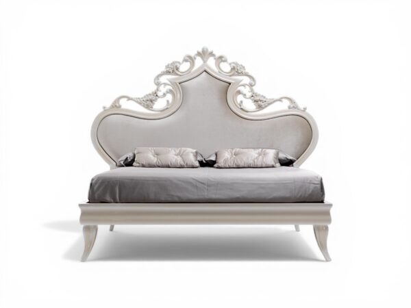 Taj Palace Bed with sculpted crown headboard