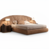 Contemporary statement master bedroom bed
