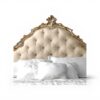 French carved luxury master bedroom bed
