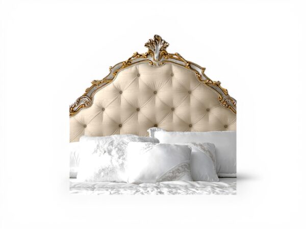French carved luxury master bedroom bed