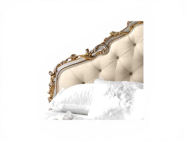 Palace style ornate wooden bed frame