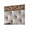 Heritage inspired carved wooden bed