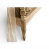 Classical hardwood canopy bed design