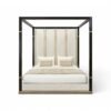 Monarch Pavilion Canopy Bed with architectural frame