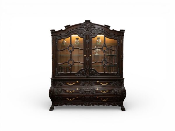 Morvex Regal cabinet in dark polish finish