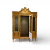 Luxury gilded cabinet with glass display panels