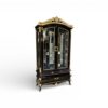 Classic ornate glass display cabinet furniture