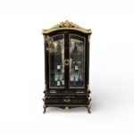 Aurex Noir display cabinet with glass doors