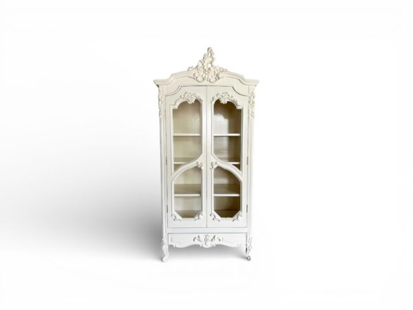 Roselle Louis XV armoire with ornate carved doors
