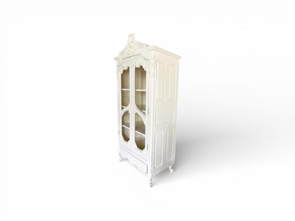 Luxury Louis XV style wooden armoire