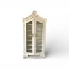 Marve Crown cupboard with glass-panelled doors