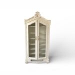 Marve Crown cupboard with glass-panelled doors
