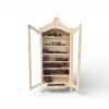 Imperial style cupboard with carved crown detailing