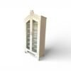 Premium display cupboard with classic silhouette