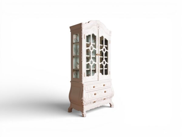 Classic storage cabinet with ornate detailing