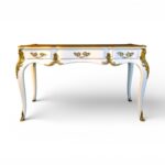 Marquise Royale Desk white and gold luxury desk