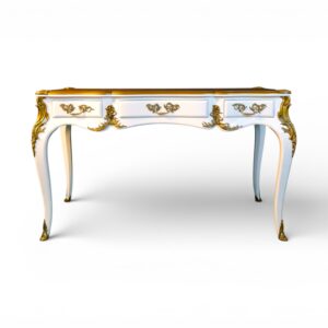 Marquise Royale Desk white and gold luxury desk