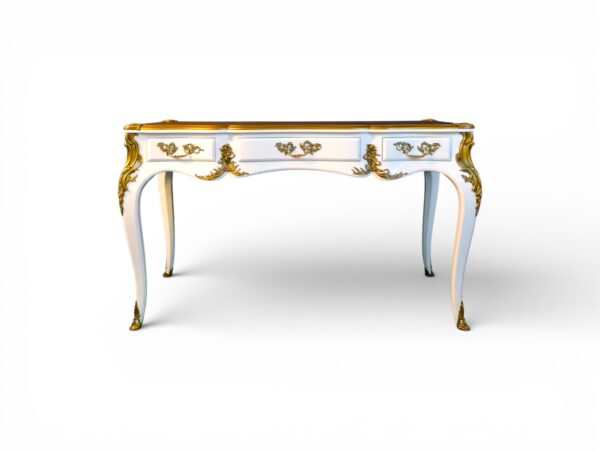 Marquise Royale Desk white and gold luxury desk