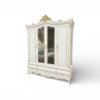Kingsford Signature Wardrobe with ivory and gold finish