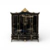 Kingsford Signature Wardrobe with black and gold finish