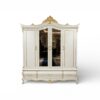 Kingsford Signature Wardrobe with ivory and gold finish