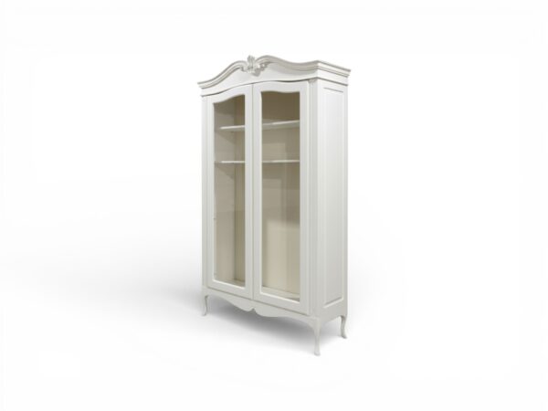 Luxury Elmsbury Glass Wardrobe in solid wood